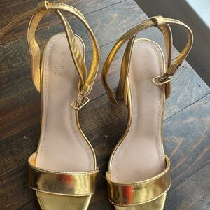 Sandro Gold Chunky Sandal